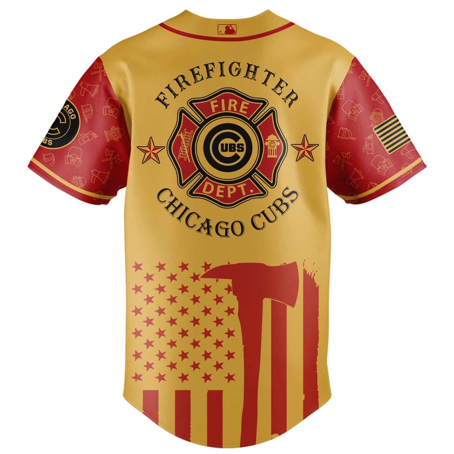 Chicago Cubs MLB x Firefighter Appreciation Night Special Edition Jersey 2025