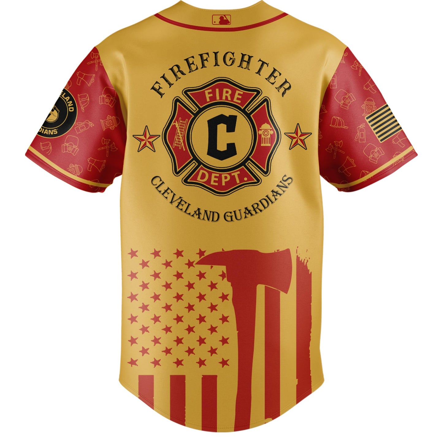 Cleveland Guardians MLB x Firefighter Appreciation Night Special Edition Jersey 2025