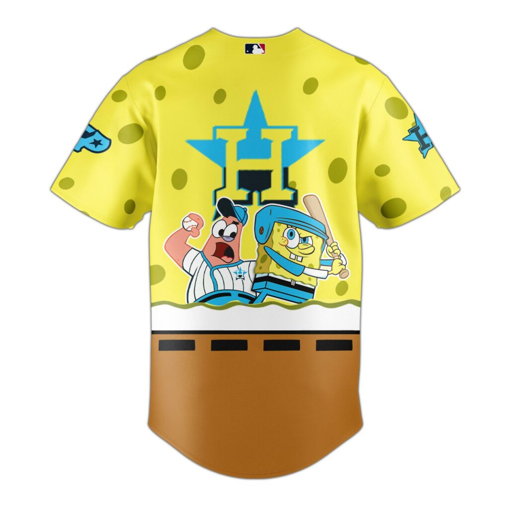 Spongebob x MLB Houston Astros Limited Edition Jersey 2025