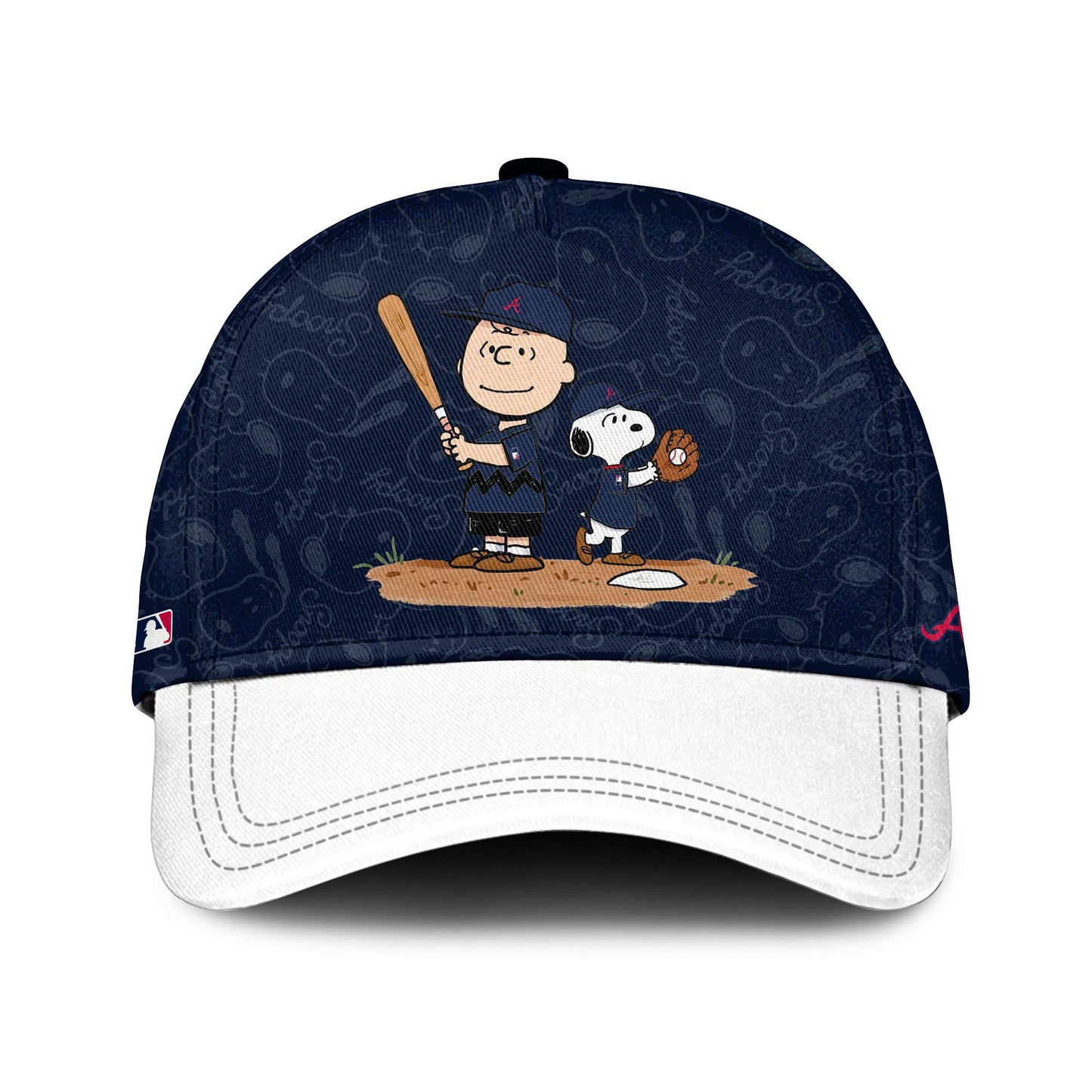 Atlanta Braves MLB “75th Anniversary of Peanuts” Snoopy Special Edition Jersey2025