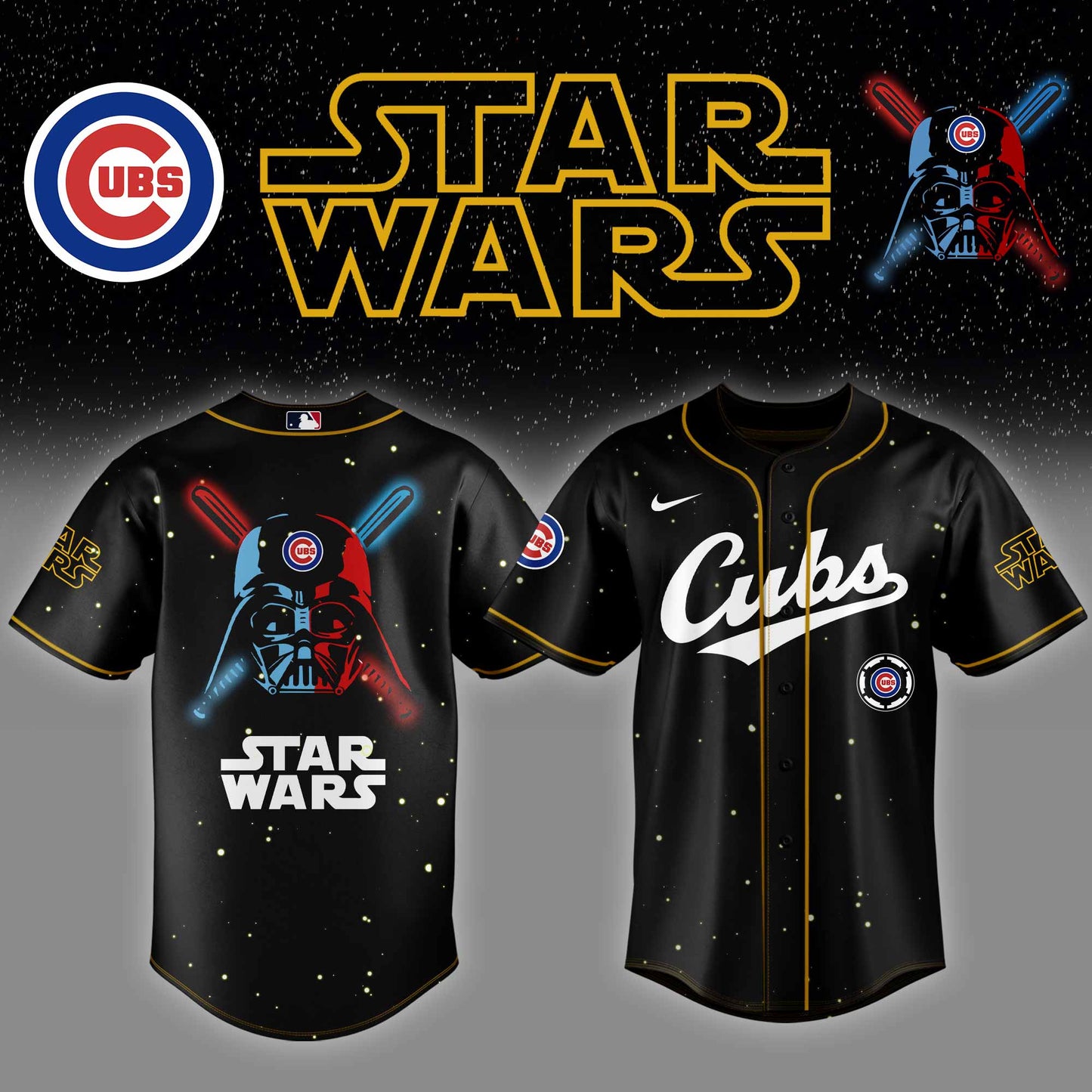 Chicago Cubs MLB x StarWars Jersey Editions Limited 2025