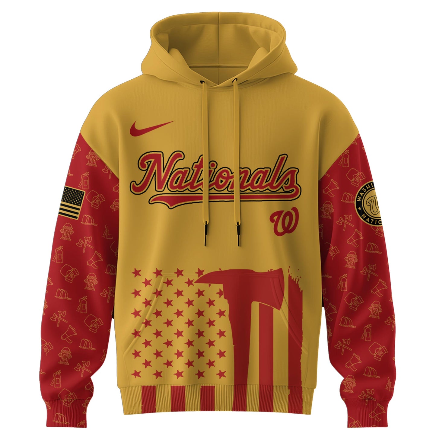 Washington Nationals MLB x Firefighter Appreciation Night Special Edition Hoodie 2025