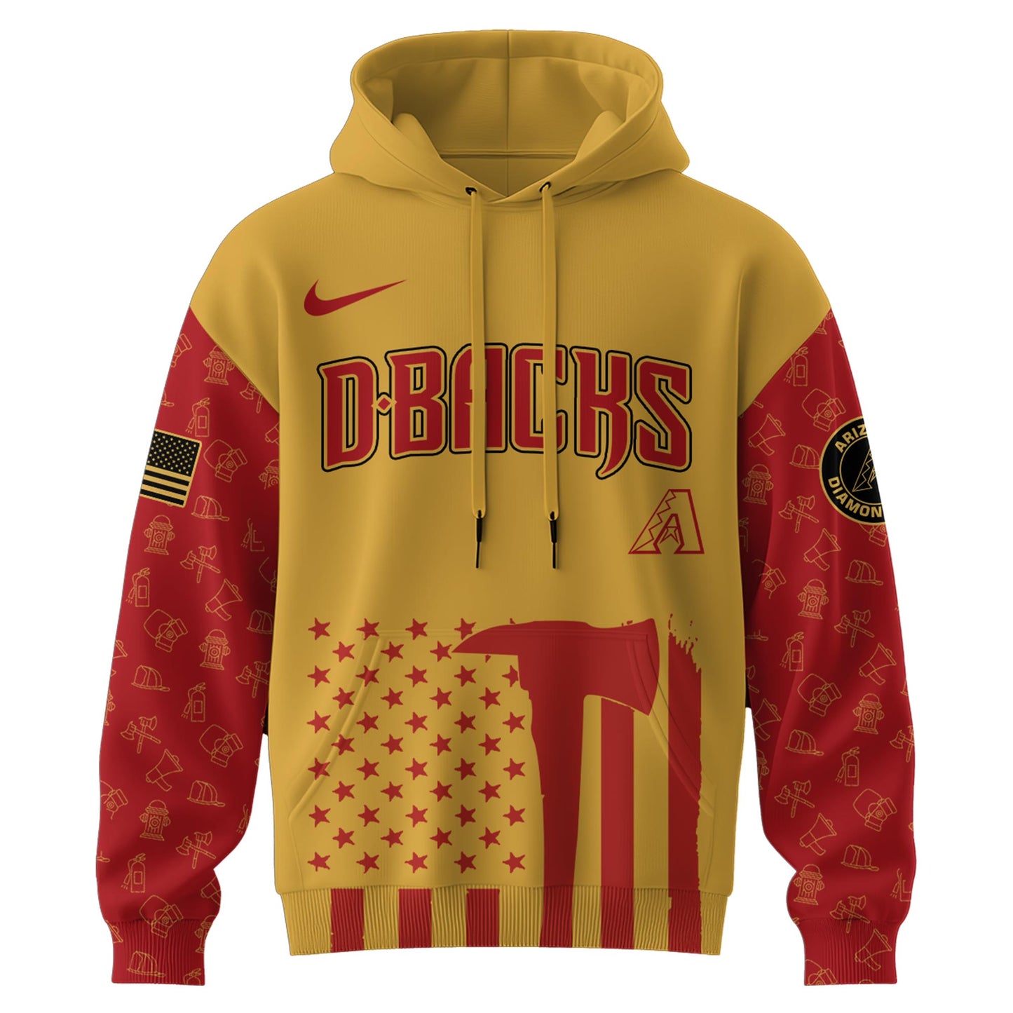 Arizona Diamondbacks MLB x Firefighter Appreciation Night Special Edition Hoodie 2025