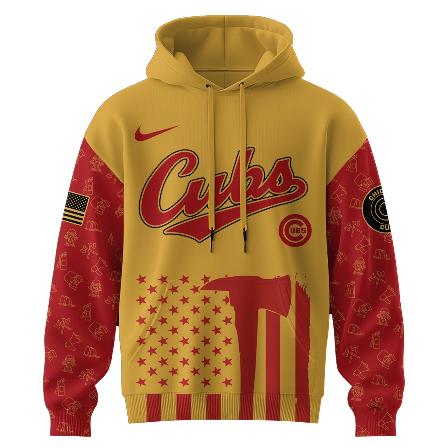 Chicago Cubs MLB x Firefighter Appreciation Night Special Edition Hoodie 2025
