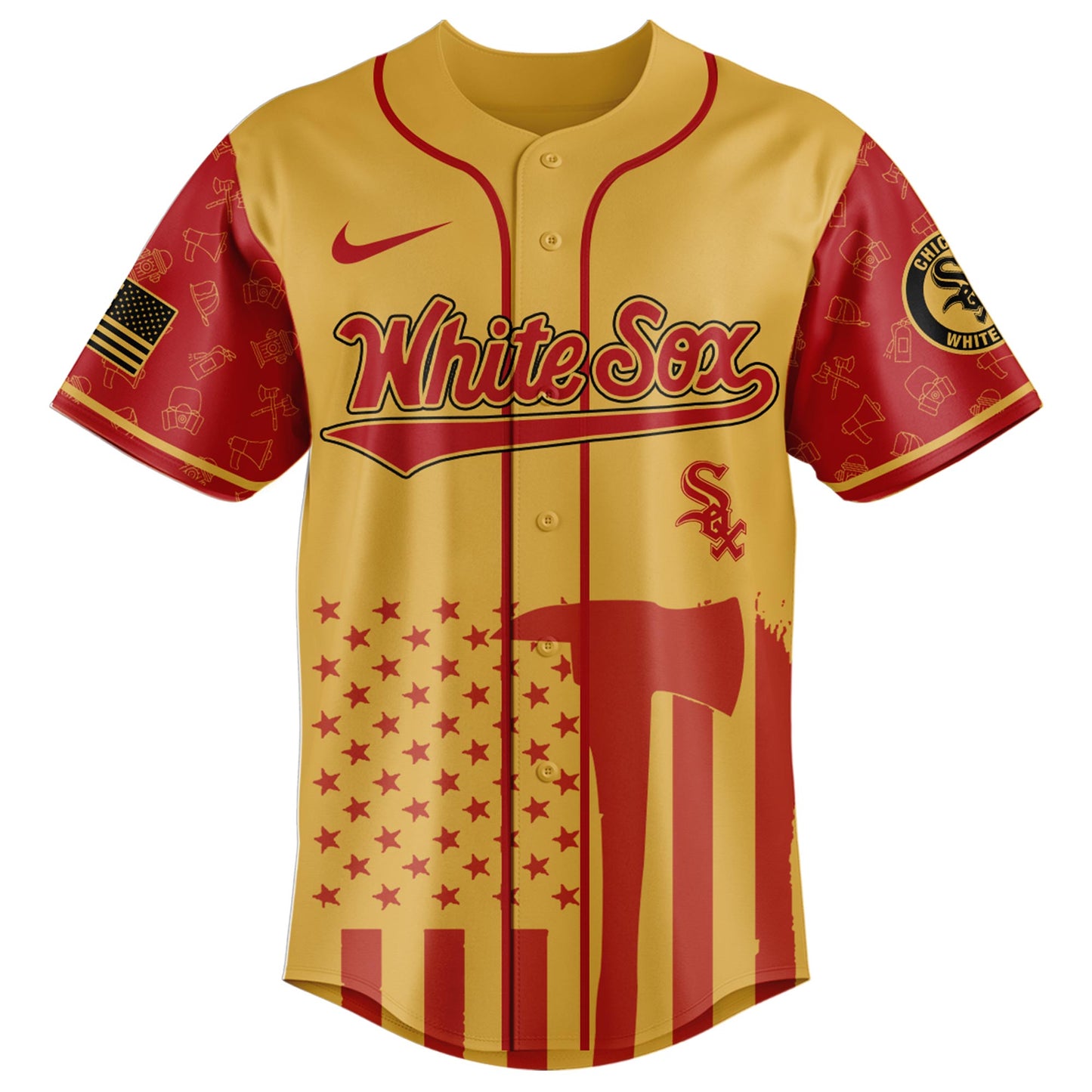 Chicago White Sox MLB x Firefighter Appreciation Night Special Edition Jersey 2025