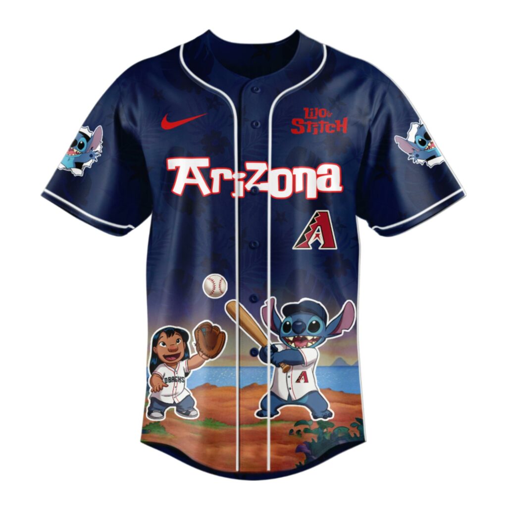 Arizona Diamondbacks x Lilo & Stitch Limited Edition Jersey
