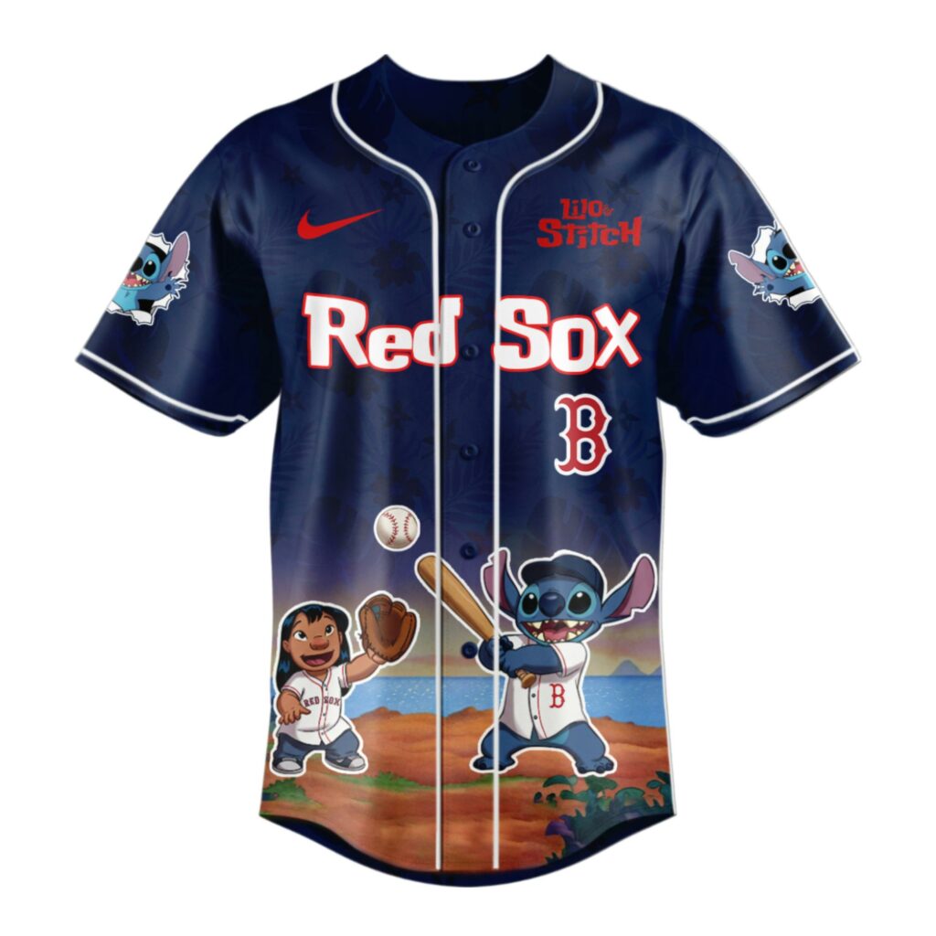 Boston Red Sox x Lilo & Stitch Limited Edition Jersey