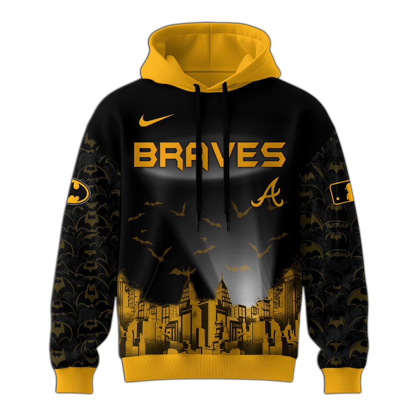 Atlanta Braves x DC Batman Game Night Special Edition Hoodie