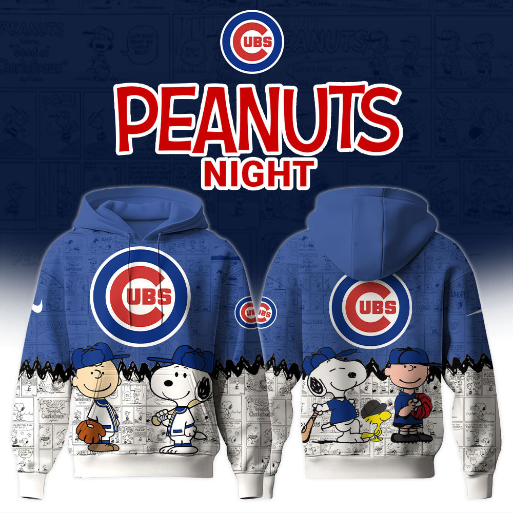 Chicago Cubs MLB x The 75th Anniversary Of Peanuts Limited Edition Hoodie 2025