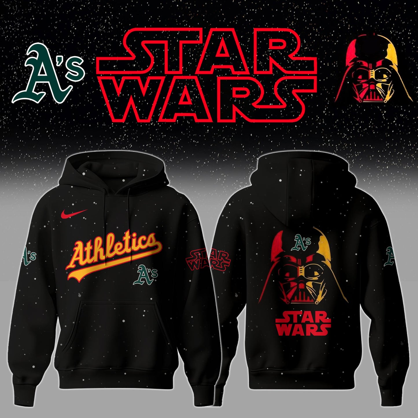 Athletics x Stars Wars Night Hoodie Editions Limited