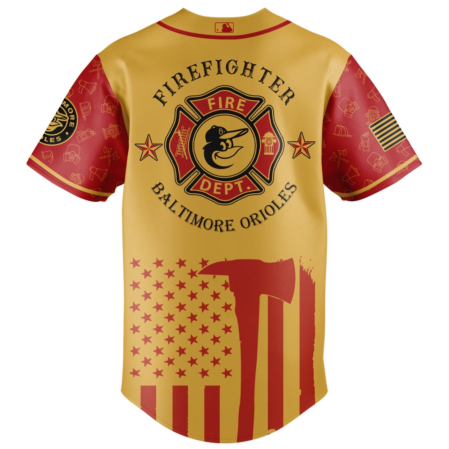 Baltimore Orioles MLB x Firefighter Appreciation Night Special Edition Jersey 2025