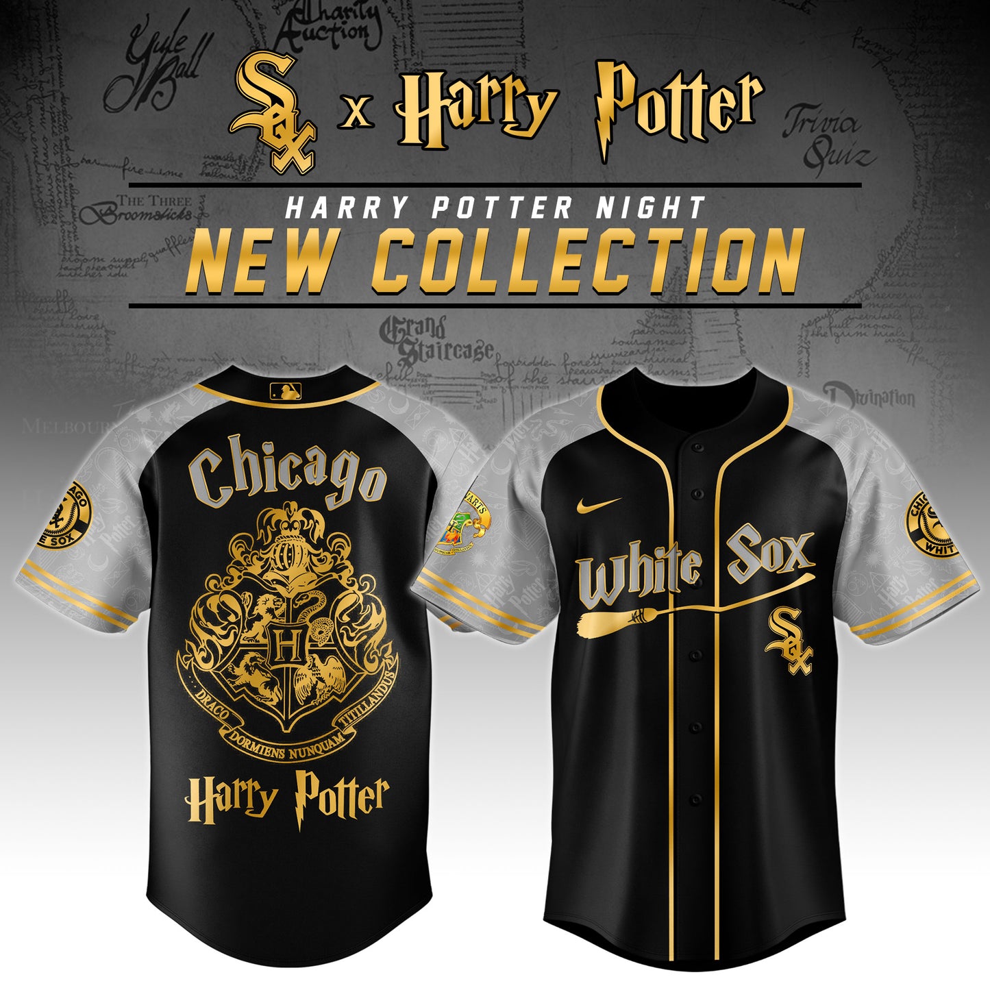 Chicago White Sox x Harry Potter Night Baseball Jersey Editions Limited