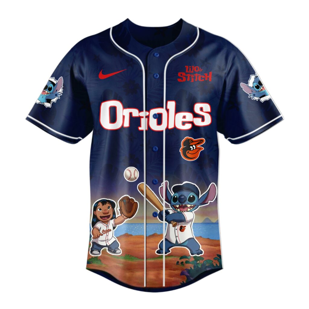 Baltimore Orioles x Lilo & Stitch Limited Edition Jersey