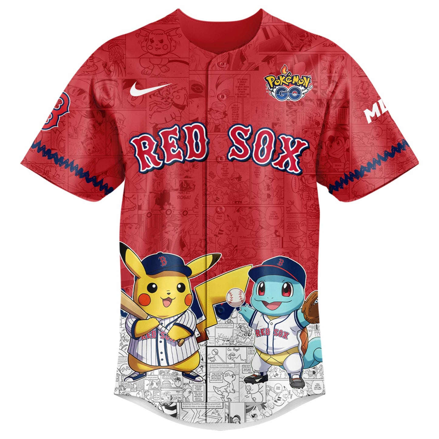 Boston Red Sox x Polemon GO Special Edition Jersey