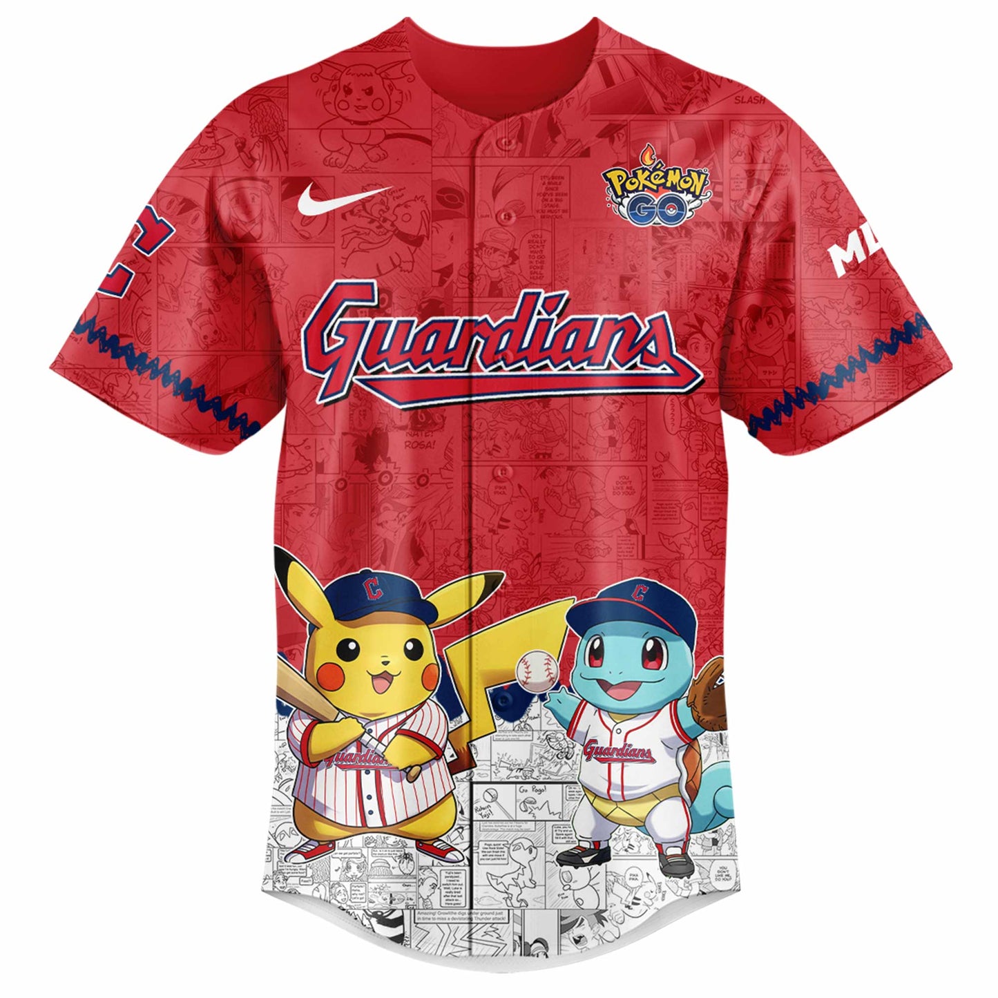 Cleveland Guardians x Polemon GO Special Edition Jersey