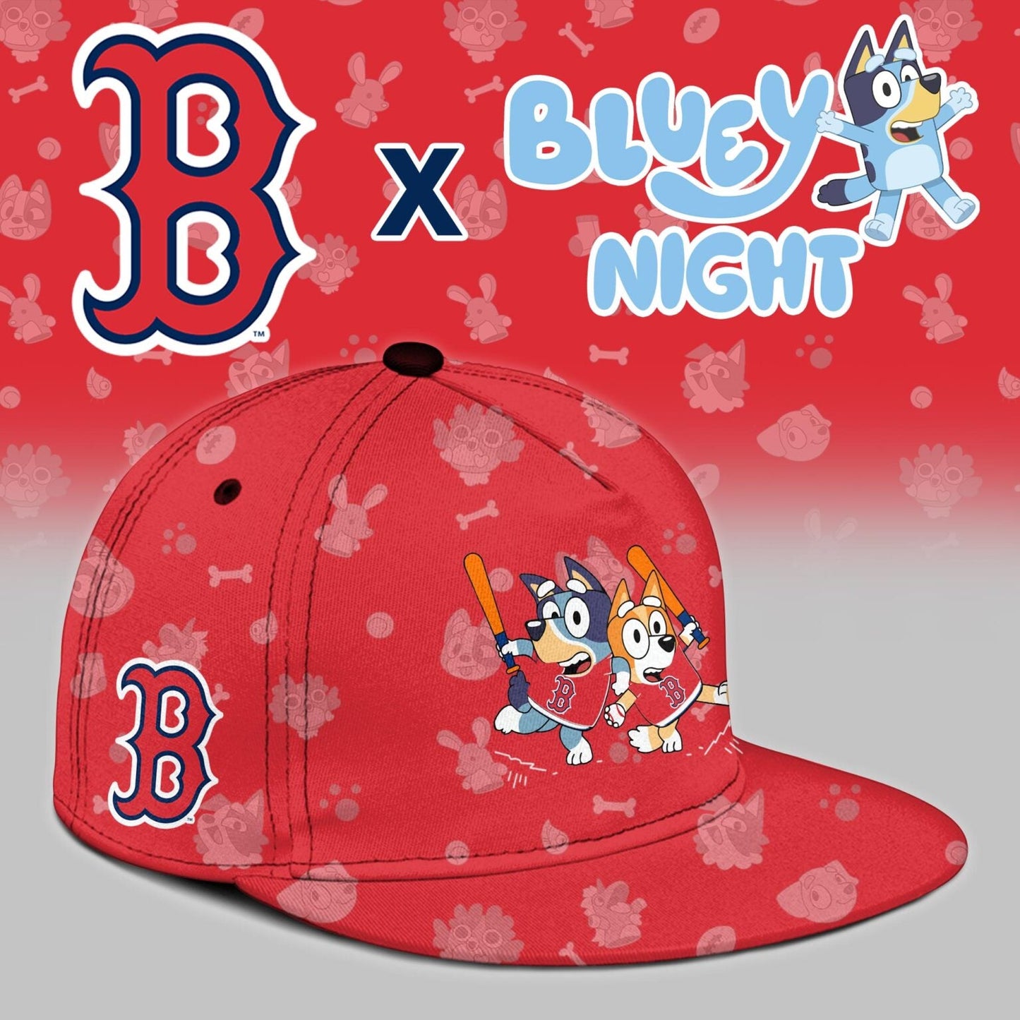 Boston Red Sox 2025 Bluey Night Limited Jersey