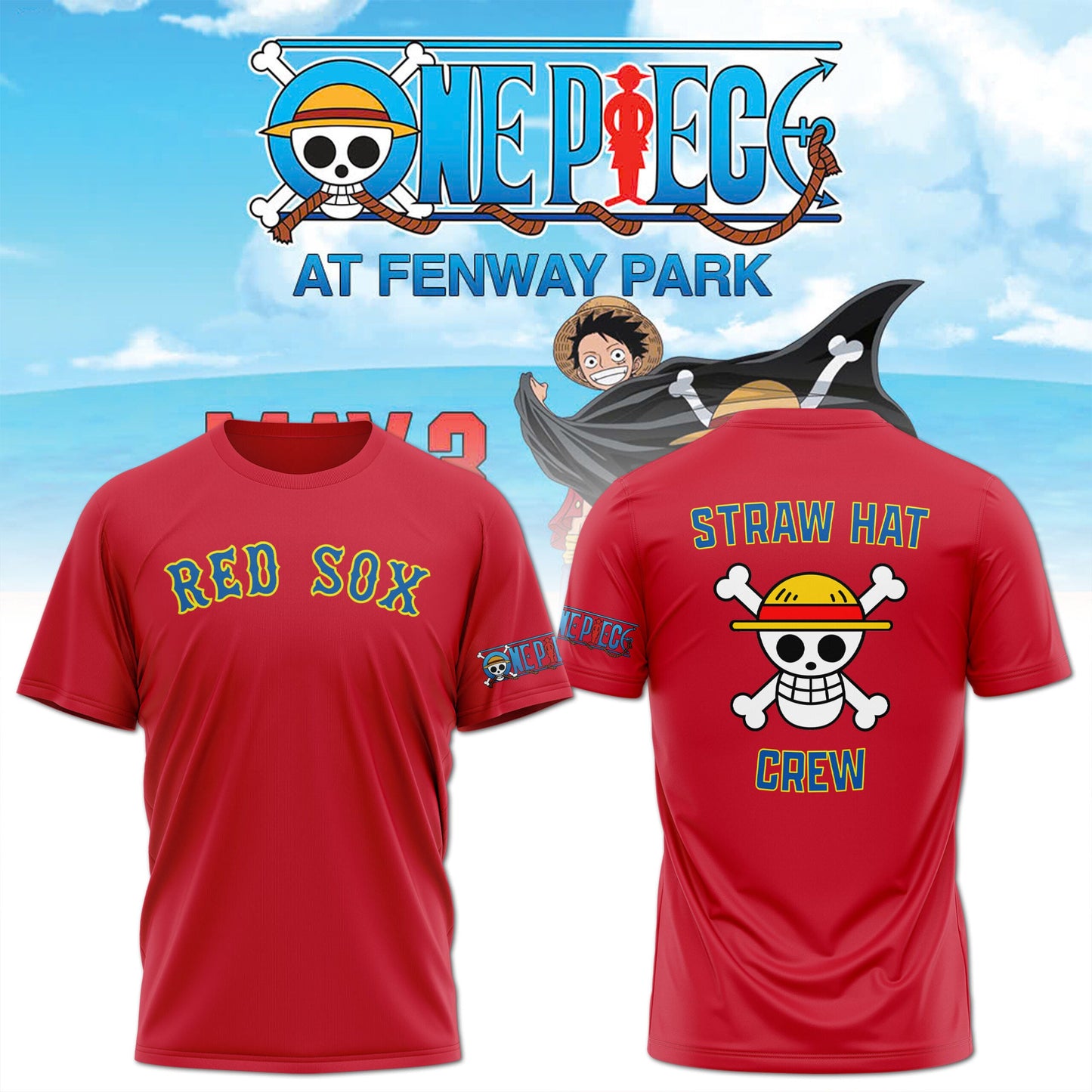 Boston Red Sox – One Pice . New Season Tshirt