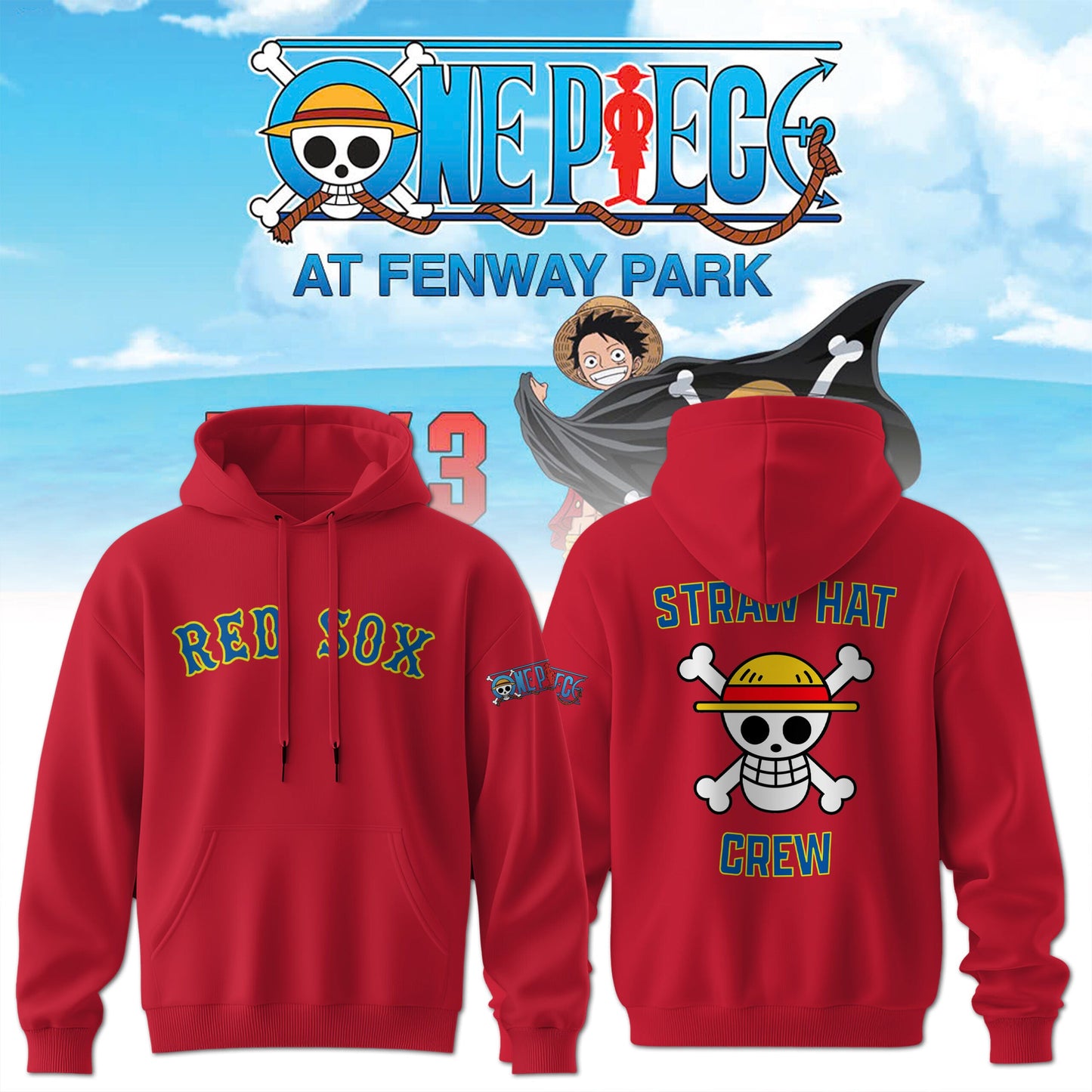 Boston Red Sox – One Pice . New Season Hoodie