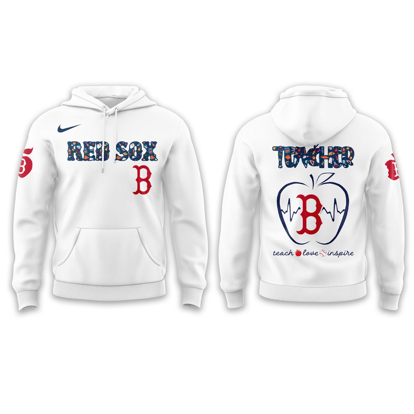 Boston Red Sox TEACHER NIGHT Hoodie | Jogger | Cap