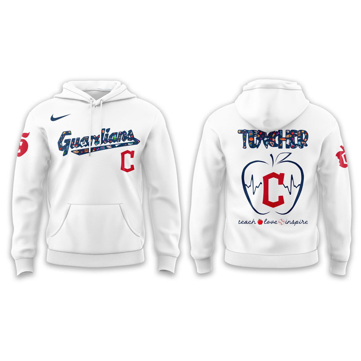 Cleveland Guardians Teacher Appreciation New Hoodie