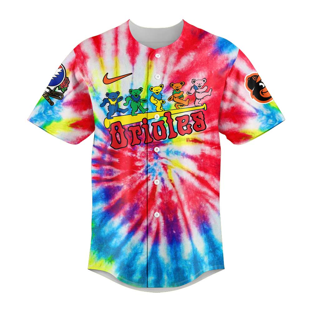 Baltimore Orioles x Grateful Dead New Jersey