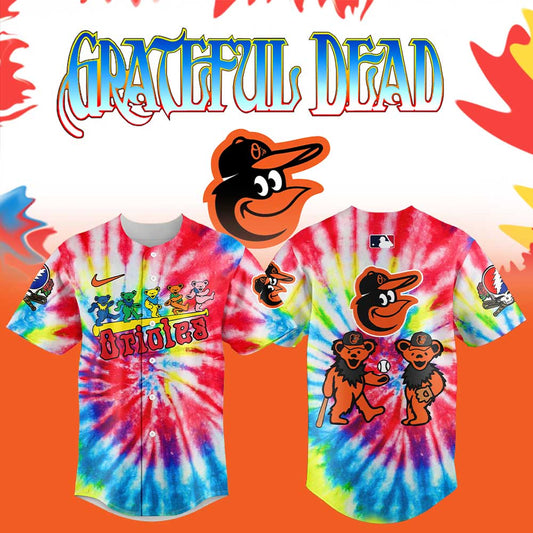 Baltimore Orioles x Grateful Dead New Jersey