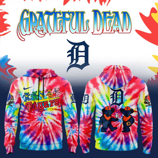 Detroit Tigers x Grateful Dead New Hoodie