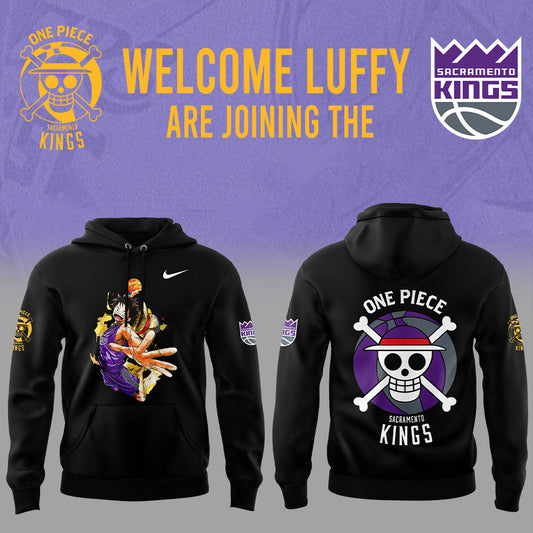 Welcome Luffy are joining the Sacramento Kings Hoodie
