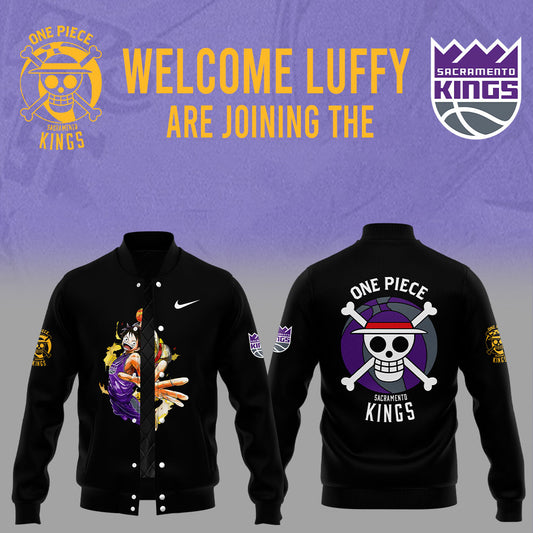 Welcome Luffy are joining the Sacramento Kings Bomber Jacket