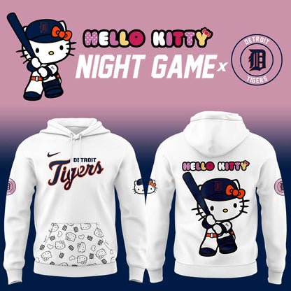 Detroit Tigers x Hello Kitty Night Game Hoodie