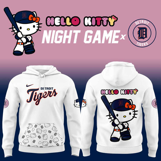 Detroit Tigers x Hello Kitty Night Game Hoodie