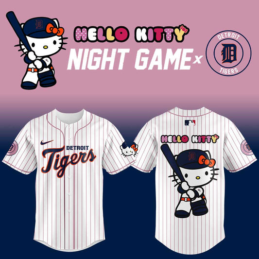 Detroit Tigers x Hello Kitty Night Game Jersey