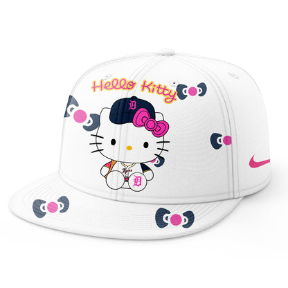 Detroit Tigers x Hello Kitty Night Game Pink Logo Jersey