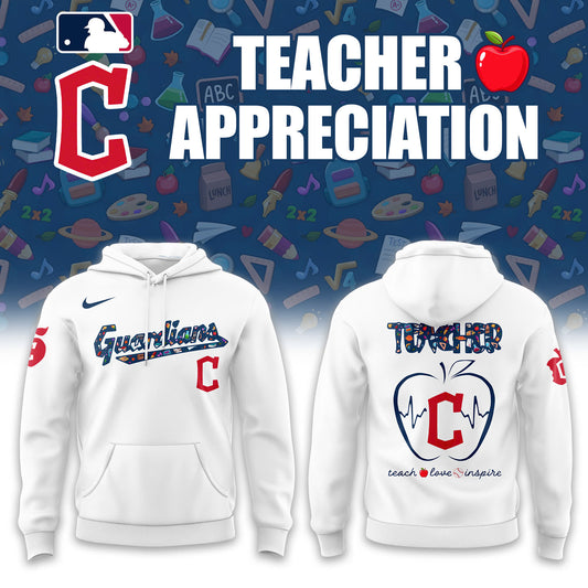 Cleveland Guardians Teacher Appreciation New Hoodie