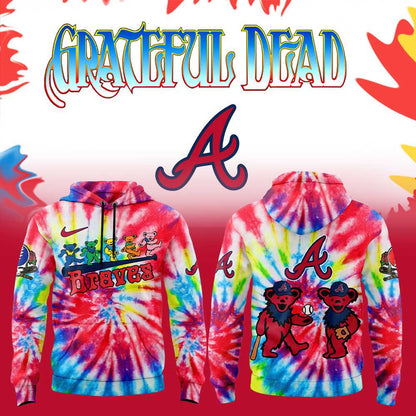 Atlanta Braves x Grateful Dead New Hoodie
