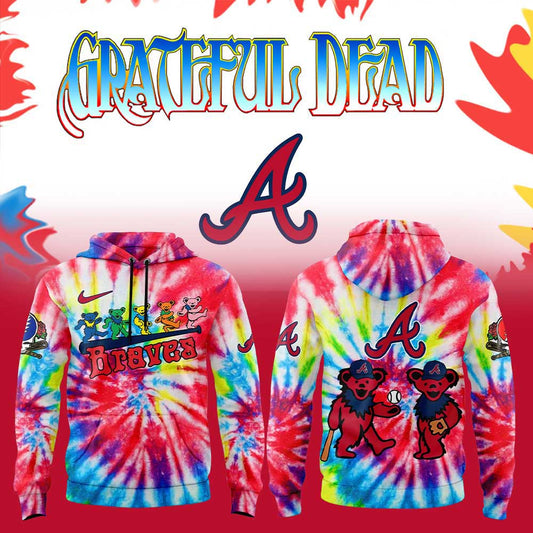 Atlanta Braves x Grateful Dead New Hoodie