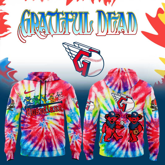 Cleveland Guardians x Grateful Dead New Night Hoodie