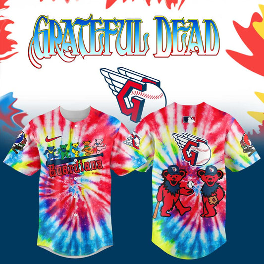 Cleveland Guardians x Grateful Dead New Night Jersey