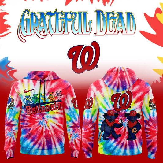 Washington Nationals x Grateful Dead New Night Hoodie