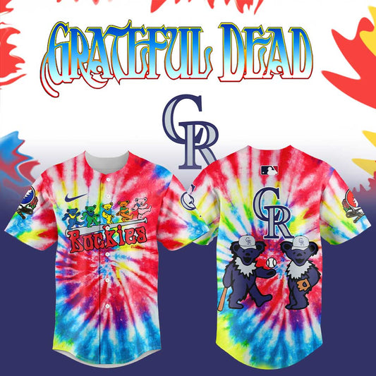 Colorado Rockies x Grateful Dead New Night Jersey