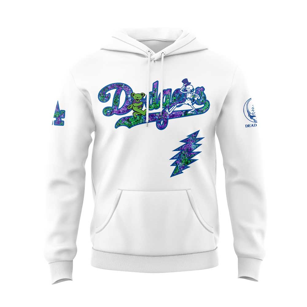 Los Angeles Dodgers Grateful Dead Night Hoodie