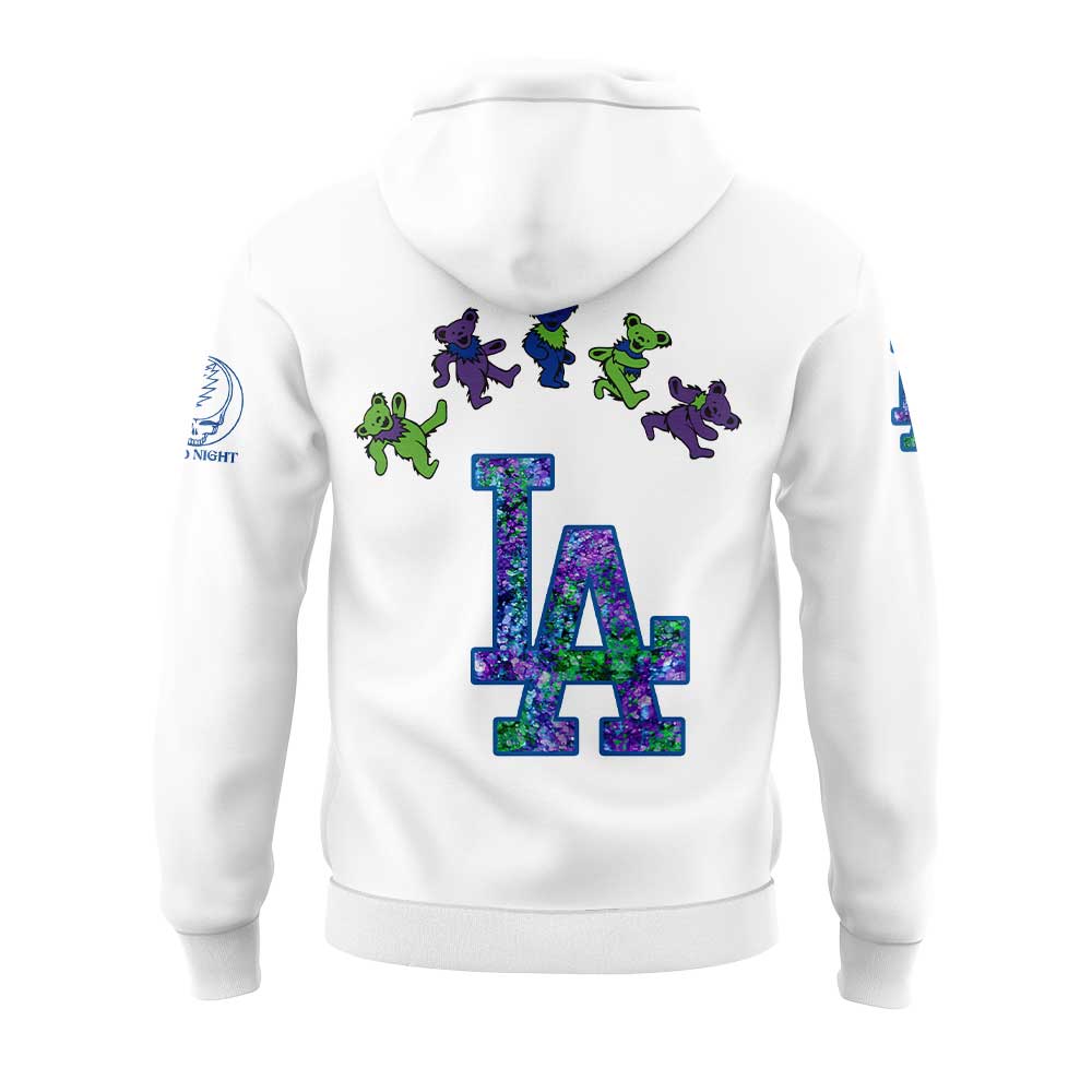 Los Angeles Dodgers Grateful Dead Night Hoodie
