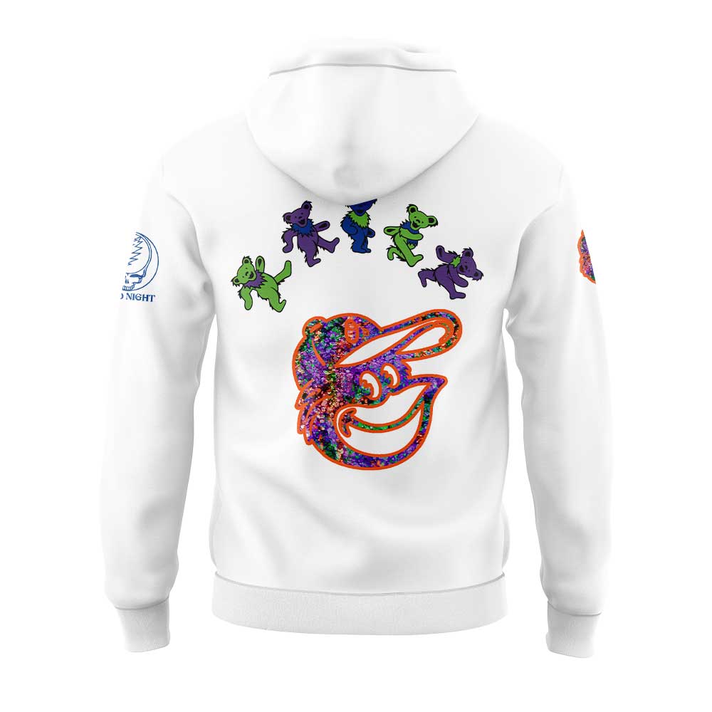 Baltimore Orioles Grateful Dead Night Hoodie