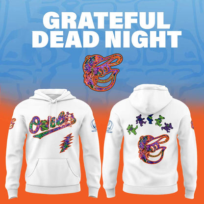 Baltimore Orioles Grateful Dead Night Hoodie