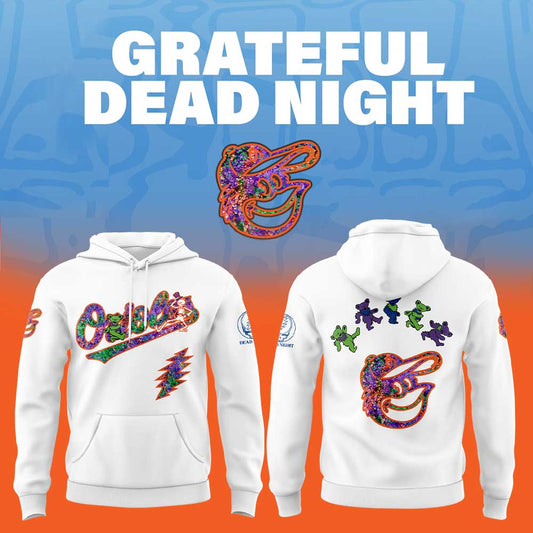 Baltimore Orioles Grateful Dead Night Hoodie