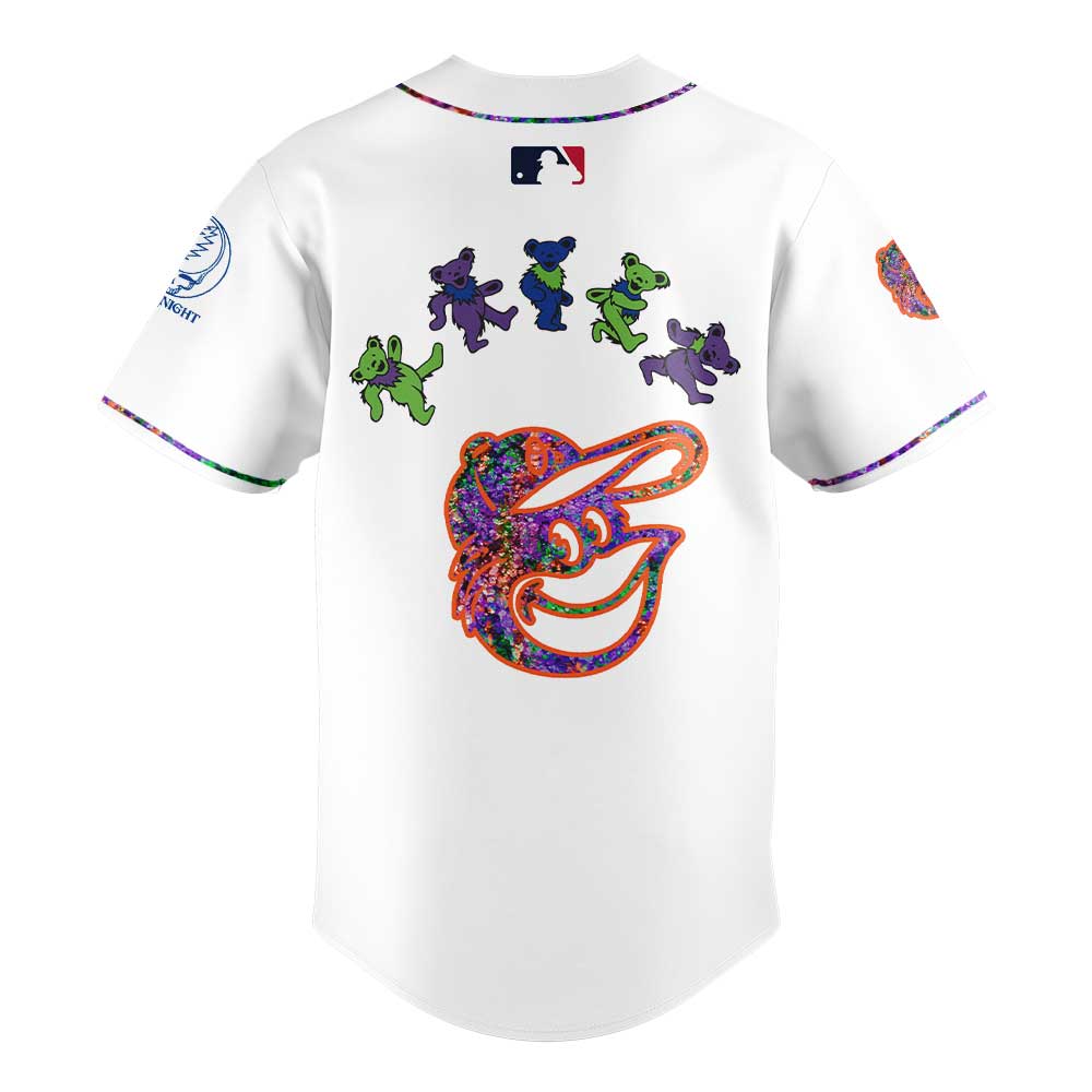 Baltimore Orioles Grateful Dead Night Jersey