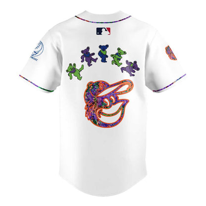 Baltimore Orioles Grateful Dead Night Jersey