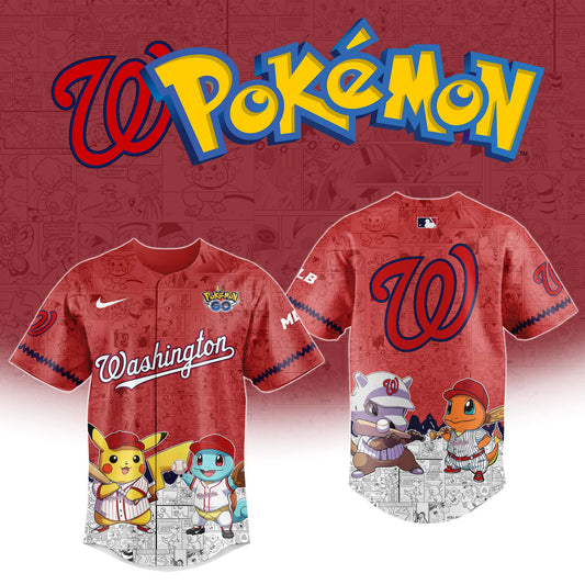 Washington Nationals x Polemon GO Special Edition Jersey