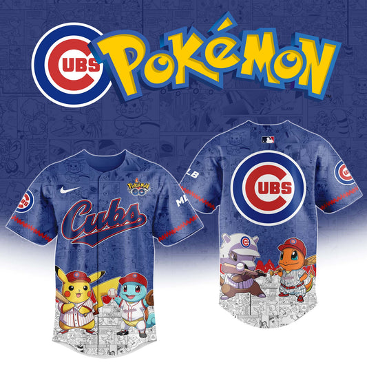 Chicago Cubs x Polemon GO Special Edition Jersey