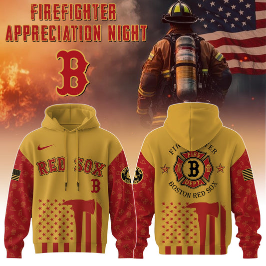 Boston Red Sox MLB x Firefighter Appreciation Night Special Edition Hoodie 2025